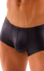 M76 - Mens Fitted Pouch Boxer Swim Trunks - Wet Look 0007 Black - Skinzwear