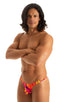 M77 - Mens Micro Pouch Swimsuit Thong - Prints 8163 Tahitian sunset - Skinzwear