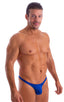 M77 - Mens Micro Pouch Swimsuit Thong - Solids 3451 Imperial blue - Skinzwear
