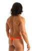 M77 - Mens Micro Pouch Swimsuit Thong - Solids 6402 Blazing orange - Skinzwear