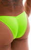 M79 - Mens Micro Fitted Pouch Puckered Back Bikini - Solids 1474 Neon lime - Skinzwear