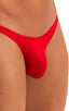 M79 - Mens Micro Fitted Pouch Puckered Back Bikini - Solids 3450 Ruby red - Skinzwear