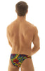 M82 - Mens Large Pouch 3/4 Back Bikini - Tan Through 2752 Technicolor - Skinzwear