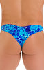 M84 - Mens Tanga Cheekini Bikini - Prints 9155 New world blue - Skinzwear