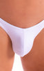 M84 - Mens Tanga Cheekini Bikini - Solids 3499 - 2500 Optic white - White peep show - Skinzwear