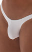 M84 - Mens Tanga Cheekini Bikini - Solids 3499 - 2500 Optic white - White peep show - Skinzwear