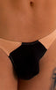 M87 - Mens Color Blocked T Back Thong - Solid Sheer Semi Sheer 8567 - 8569 Black - Nude - Skinzwear