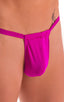 M90 - Mens 4 way Adjustable Micro Bikini Tanga - Solids 3452 Fuchsia - Skinzwear