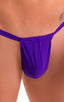 M90 - Mens 4 way Adjustable Micro Bikini Tanga - Solids 3453 Royal purple - Skinzwear