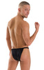 M90 - Mens 4 way Adjustable Micro Bikini Tanga - Solids 6407 Black - Skinzwear