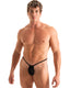 M95 - Mens Micro Adjustable Front and Scrunchy Back Bikini - Solids 6407 Black - Skinzwear