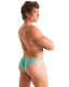 M95 - Mens Micro Adjustable Front and Scrunchy Back Bikini - Solids Sheer Semi Sheer 4558 Mint - Skinzwear