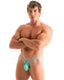 M95 - Mens Micro Adjustable Front and Scrunchy Back Bikini - Solids Sheer Semi Sheer 4558 Mint - Skinzwear