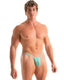 M95 - Mens Micro Adjustable Front and Scrunchy Back Bikini - Solids Sheer Semi Sheer 4558 Mint - Skinzwear