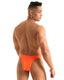 M96 - Mens Bravura Pouch Front Skinny Sides and Rio Back - Solids 6402 Blazing orange - Skinzwear