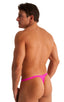 most popular mens swimwear classic t back thong swimsuit in Fuchsia hot pink; Mens Thong Swimsuit - Bravura Pouch in Fuchsia 2; Mens Thong Swimsuit - Bravura Po