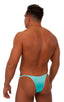best seller mens sexy swimwear micro bikini aquamarine skinz swimsuit; Sunseeker Micro Pouch Half Back Bikini in Aquamarine 2; Sunseeker Micro Pouch Half Back B