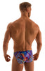 mens imternational male bikini swimsuit brief skinz speedo swimwear in Illumine; Bikini-Brief Swimsuit in Illumine, Rear View; Bikini-Brief Swimsuit in Illumine