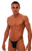 mens pouch enhanced sexy g string swimsuit micro thong swimwear in Matte Black; Y Back G String Thong Enhanced Pouch in Matte Black (PEP) 2; Y Back G String Tho