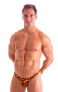 mens cheeky swimsuit micro skinz bikini swimwear in Golden Leopard 1; Tanga Cheekini Bikini in Golden Leopard 2; Tanga Cheekini Bikini in Golden Leopard 3; Tang