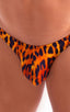 mens cheeky swimsuit micro skinz bikini swimwear in Golden Leopard 1; Tanga Cheekini Bikini in Golden Leopard 2; Tanga Cheekini Bikini in Golden Leopard 3; Tang