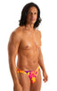 mens bikini swimsuit brief international male swimwear speedo by skinz swimwear in Tahitian Sunset; Bikini Brief Swimsuit in Tahitian Sunset 2; Bikini Brief Swi