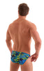 mens bikini swimsuit brief international male swimwear speedo by skinz swimwear in Tan Through Tahitian; Bikini Brief Swimsuit in Tahitian Rainforest Tan Throug