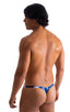 Mens Micro Pouch Swimsuit Thong  in American Flag Collage .1; Mens Micro Pouch Swimsuit Thong  in American Flag Collage .2; Mens Micro Pouch Swimsuit Thong  in 