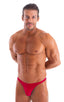 M67 - Mens Classic T Back Thong - Solid Sheer Semi Sheer