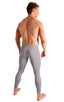 Mens SUPER Low Leggings in Platinum, Front View; Mens SUPER Low Leggings in Platinum, Rear View; Special Order Notice; Mens SUPER Low Leggings in Sterling Silve