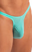 Mens Thong Swimsuit - Bravura Pouch in ThinSKINZ Mint 1; Mens Thong Swimsuit - Bravura Pouch in ThinSKINZ Mint 2; Mens Thong Swimsuit - Bravura Pouch in ThinSKI