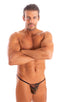 Mens Micro Adjustable G String Swimsuit in Camouflage Print on Mesh 1; Mens Micro Adjustable G String Swimsuit in Camouflage Print on Mesh 2; Mens Micro Adjusta
