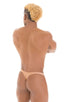 T Back Thong Swimsuit in Super ThinSKINZ Nude, Front View; T Back Thong Swimsuit in Super ThinSKINZ Nude, Rear View; T Back Thong Swimsuit in Super ThinSKINZ Nu