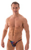 mens seamless skimpy bikini swimsuit half back skinz swimwear in Tan Through RaveUp, Front View; Rio Tanning Bikini Swimsuit in Tan Through RaveUp, Rear View; R
