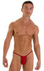 Roman G String Swim Thong in ThinSKINZ Red, Front View; Roman G String Swim Thong in ThinSKINZ Red, Rear View; Roman G String Swim Thong in ThinSKINZ Red 4; Rom