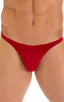 T Back Thong Swimsuit in ThinSKINZ Red, Front View; T Back Thong Swimsuit in ThinSKINZ Red, Rear View; T Back Thong Swimsuit in ThinSKINZ Red 4; Special Order N