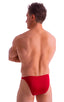 mens smooth front bikini swimsuit skinz swimwear in Ruby; Smooth Front Bikini in Ruby 2; Smooth Front Bikini in Ruby 3; Smooth Front Bikini in Ruby 4; Smooth Fr