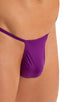Roman G String Swim Thong in ThinSkinz Grape, Front View; Roman G String Swim Thong in ThinSkinz Grape, Rear View; Roman G String Swim Thong in ThinSkinz Grape,