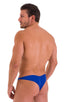 mens sexy bikini swimsuit imperial blue skinz swimwear cheekini; Tanga Cheekini Bikini in Imperial Blue 2; Tanga Cheekini Bikini in Imperial Blue 3; Tanga Cheek