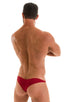 mens sexy bikini swimsuit ruby red skinz swimwear cheekini; Tanga Cheekini Bikini in Ruby Red 2; Tanga Cheekini Bikini in Ruby Red 3; Tanga Cheekini Bikini in R