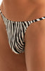 mens smooth pouch string side t back thong sexy swimsuit bikini in Mini Zebra; Smooth Pouch Skinny Sides Swim Thong in Mini Zebra 2; Smooth Pouch Skinny Sides S