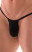 mens sexy g string swimsuit micro thong skinz swimwear in sheer Black; Roman G String Swim Thong in Super ThinSKINZ Black, Rear View; Roman G String Swim Thong 