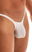 mens tiny sheer white g string thong swimsuit by skinz swimwear; Stuffit Pouch G String Swimsuit in Super ThinSKINZ White 2; Stuffit Pouch G String Swimsuit in 