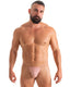 M1R2 - Mens Micro Adjustable G String Bikini - Solid Sheer Semi Sheer