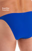 mens seamless pouch tiny bikini swimsuit brief skinz swimwear in sheer Royal Blue PowerNet; Mens Seamless Pouch Bikini Swimsuit in Royal Blue PowerNet 2; Mens S