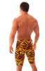 Lycra Bike Length Shorts in Super ThinSKINZ Wild Tiger 1; Lycra Bike Length Shorts in Super ThinSKINZ Wild Tiger 2; Lycra Bike Length Shorts in Super ThinSKINZ 