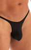 mens best seller sexy micro bikini swimsuit in swimwear fabric Black; Sunseeker Micro Pouch Half Back Bikini in Black, Rear View; Sunseeker Micro Pouch Half Bac
