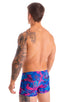 mens swimwear square cut boxer style swimsuit in Tan Through Bora Bora 1; Square Cut Seamless Swim Trunks in Tan Through Bora Bora 2; Square Cut Seamless Swim T