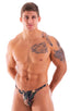 mens swimwear classic t back thong swimsuit in Camouflage; T Back Thong Swimsuit in Camouflage, Rear View; T Back Thong Swimsuit in Camo 4; Special Order Notice