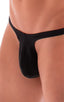 most popular mens swimwear classic t back thong swimsuit in Black; T Back Thong Swimsuit - Bravura Pouch in Black tricot-nylon-lycra 3; T Back Thong Swimsuit - 